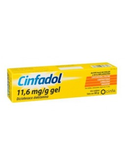 CINFADOL 11,6 mg/g GEL , 1...