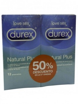 Durex Natural Plus Duplo 12uds