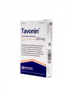 TAVONIN 120 MG COMPRIMIDOS...