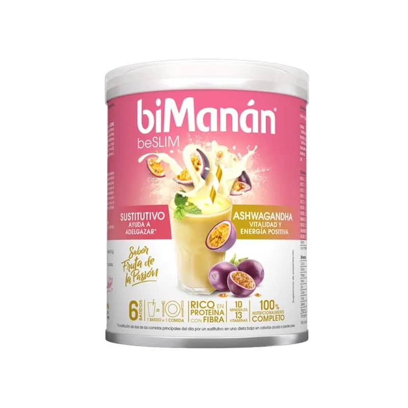 biManán Sustitutive Fruta de la Pasión y Ashwagandha 330g