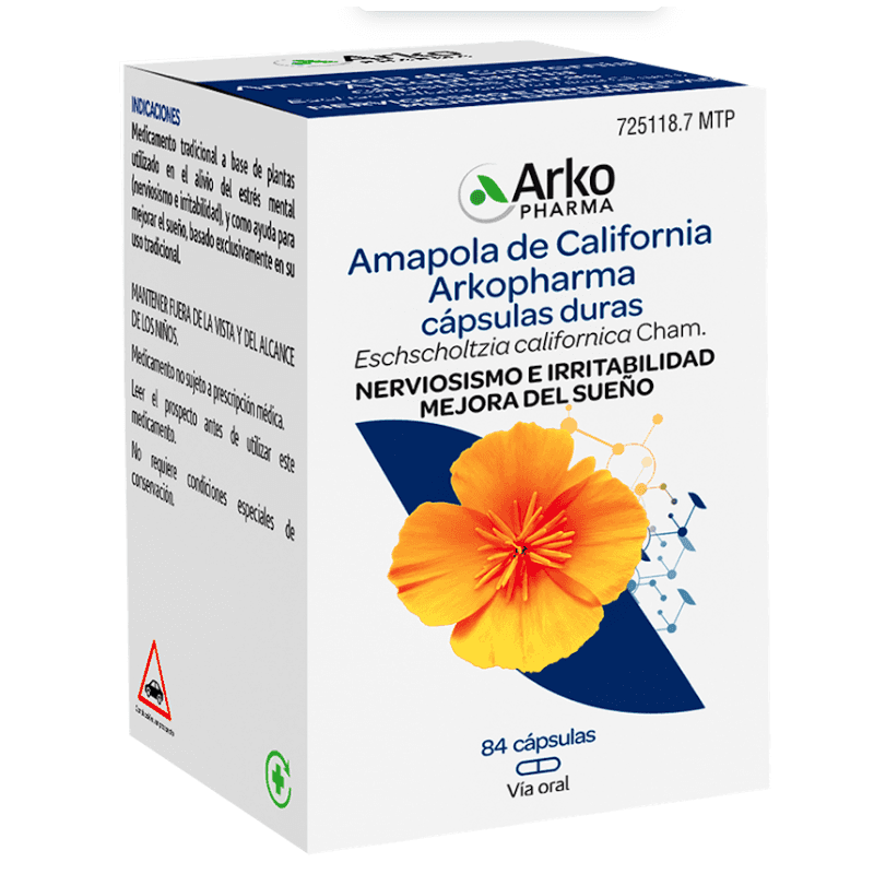 Arkopharma Amapola de california 300mg 84 cápsulas