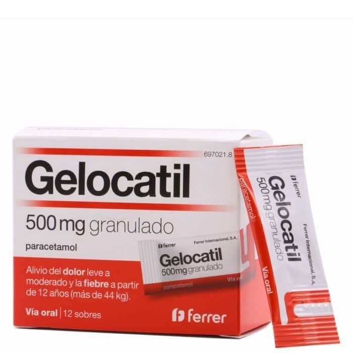 Gelocatil 500mg 12 Sobres Granulado Oral