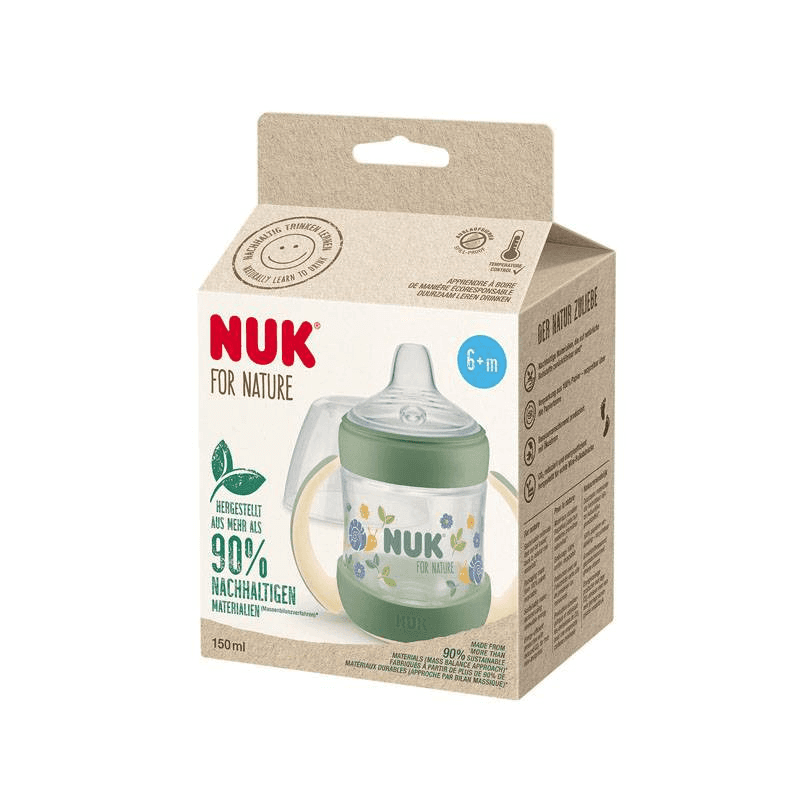 Nuk For Nature Biberón Entrena Silicona 1 unidad